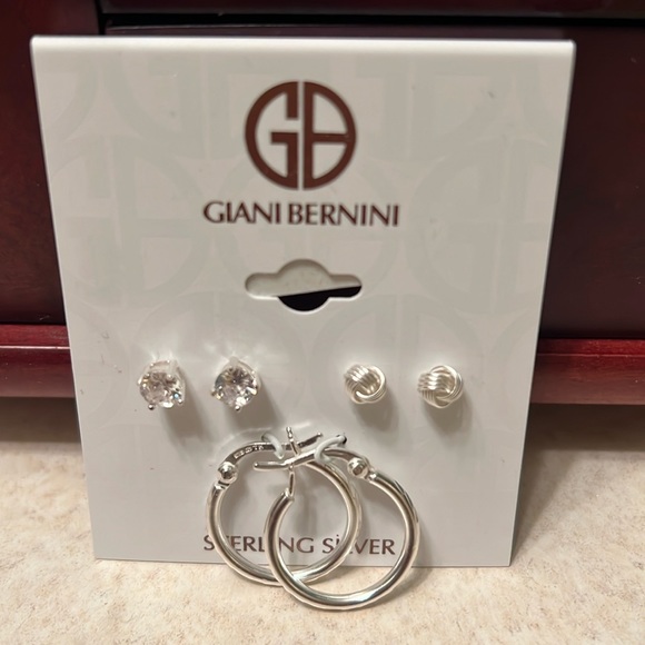 Giani Bernini Jewelry - 💎💥NWT Giani Bernini sterling silver CZ earring trio 💥💎